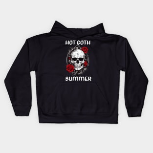 HOT GOTH SUMMER Kids Hoodie